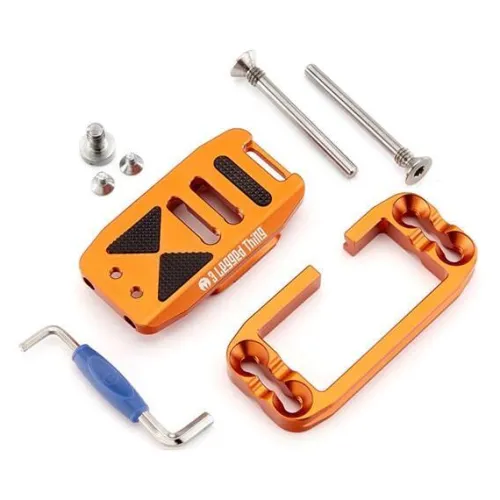 3 Legged Thing L-Brackets>Ellie PD Short – Universal L Bracket with Peak Design Base - Grey