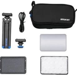 Aputure Studio Lighting Kits|Video & Led Lighting>Amaran Ace 25c Charcoal RGB LED Light Kit