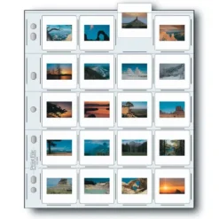 Generic Presentation & Archiving>Archival Storage for 35mm Slides - 25 Sheets of 5 Strips x 4 Frames