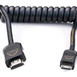 Atomos Video Monitors & Accessories>AtomFlex Mini HDMI to HDMI Coiled Cable 30cm-60cm