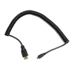 Atomos Video Monitors & Accessories>Coiled Micro HDMI to HDMI Cable 30cm