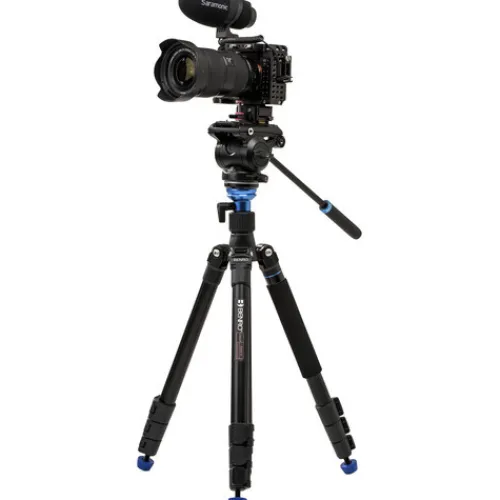 Benro Video Tripods>A2883F (S4PRO Head) Aero4, Aluminium, Travel Video Tripod Kit