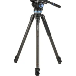 Benro Video Tripods>C373F, Carbon Fibre, Single Tube Video Tripod Kit with S8PRO Fluid Video Head