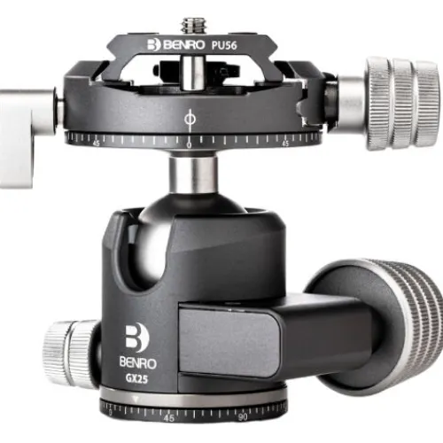 Benro Tripod Heads>GX25 Low Profile Ball Head, PU56 Plate