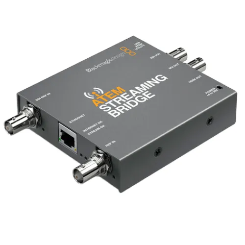 Blackmagic Streaming & Capture Devices>Design ATEM Streaming Bridge for ATEM Mini Pro Streaming Switchers