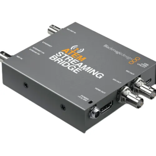 Blackmagic Streaming & Capture Devices>Design ATEM Streaming Bridge for ATEM Mini Pro Streaming Switchers