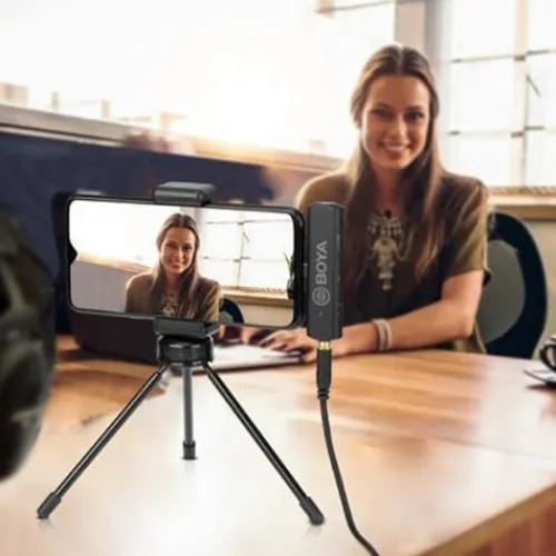 Boya Smartphone Audio|Wireless Audio>BY-WM4 Pro-K5, 2.4GHz Wireless Microphone Kit for Android 1+1