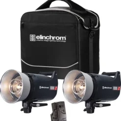 Elinchrom Studio Lighting Kits>ELC Pro HD 1000/1000 To Go 2 Light Kit Including Skyport Plus