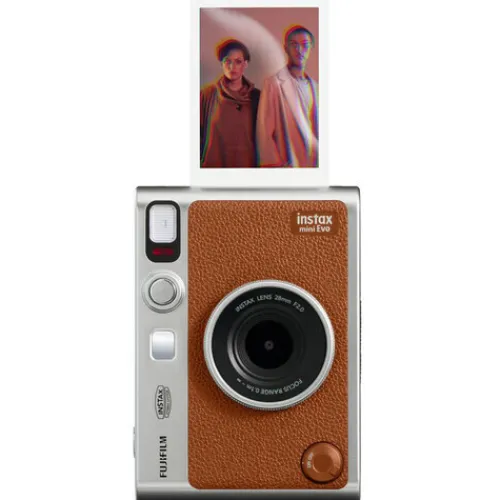 Fujifilm Instant & Film Cameras>Instax Mini Evo Hybrid Instant Camera - Brown
