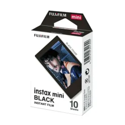Fujifilm Instant Photo Paper>Instax Mini Film with Coloured Frame - 10PK - Black