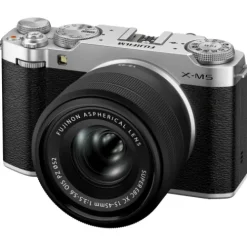 Fujifilm Mirrorless Cameras>X-M5 with XC 15-45mm and XC 50-230mm Kit - Silver