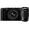Fujifilm Mirrorless Cameras>X-M5 with XC 15-45mm and XC 50-230mm Kit - Black