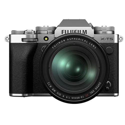 Fujifilm Mirrorless Cameras>X-T5 Silver + XF 16-80mm f/4 R OIS WR Lens