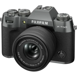 Fujifilm Mirrorless Cameras>X-T50 with XC 15-45mm Lens - Charcoal