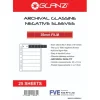 Glanz Presentation & Archiving>Glassine Archival Storage for 35mm Negatives - 25 Sheets of 7 Strips x 6 Frames