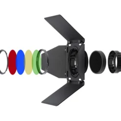 Godox Barndoors, Snoots & Grids>AD300Pro Barndoor and Grid Gel Kit