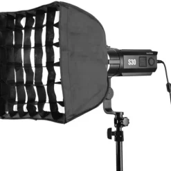 Godox Reflectors, Softboxes & Umbrellas>30cm Softbox with Grid for S30 Focusing LED