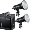 Godox Studio Lighting Kits>P2400 Asymetrical Pack & 2x 2400Ws Heads