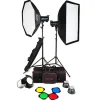 Godox Studio Lighting Kits>QSII Pro Series 600/600 Flash Kit