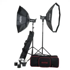 Godox Studio Lighting Kits>SL100D 2 Head LED Daylight Octa Softbox Kit