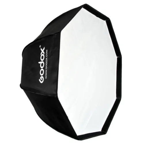 Godox Reflectors, Softboxes & Umbrellas>Umbrella Octa Softbox 120cm With Grid S-Type Mount