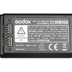 Godox Lighting Power Accessories>WB100 Lithium Ion Batt for AD100,V1,V860III
