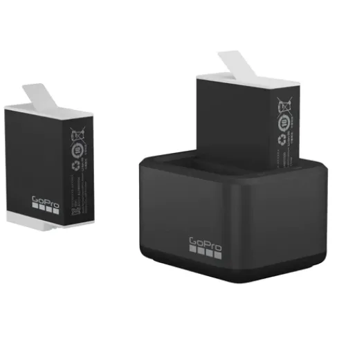 GoPro Battery Chargers & Plates|Camera Batteries>Dual Battery Charger + Enduro Battery for HERO12/11/10/9