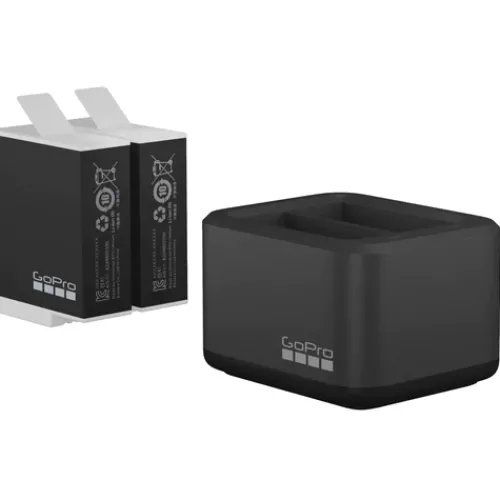 GoPro Battery Chargers & Plates|Camera Batteries>Dual Battery Charger + Enduro Battery for HERO12/11/10/9