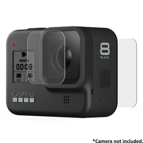 GoPro Screen Protectors|Action Camera Accessories>Tempered Glass Lens + Screen Protectors for HERO8