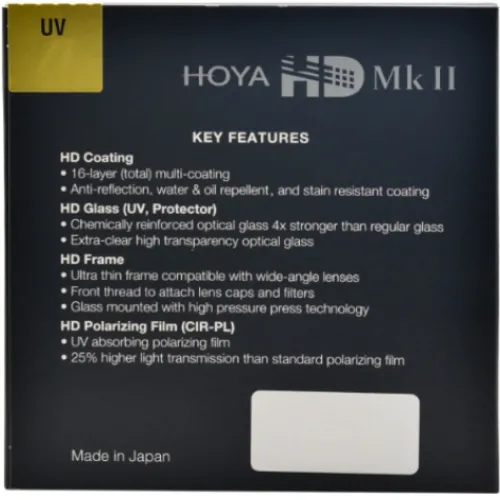Hoya Uv Filters>58mm HD UV  II Filter