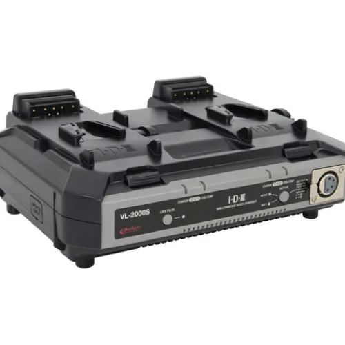IDX Battery Chargers & Plates>System Technology VL-2000S Dual-Channel Simultaneous Charger with Power Supply - V-Mount