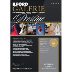 Ilford Paper>Galerie Metallic Gloss Professional Inkjet Paper A4 25 Sheets