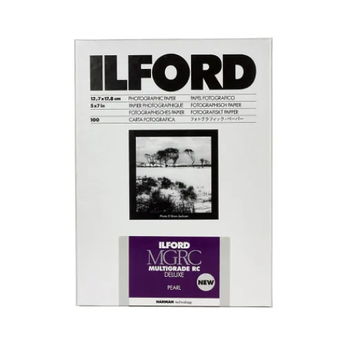 Ilford Darkroom Supplies|Paper>Multigrade Deluxe Pearl - 5x7 inch - 100 Sheets (1180189)