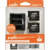 Jupio Camera Batteries>2 x Li-Ion 1260mAh Batteries & Triple Charger Kit v3 for GoPro HERO5/6/7