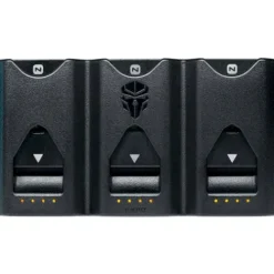 Jupio Battery Chargers & Plates>Canon LP-E6NH Prime Triple Charger and Card Holder USB-C Charger