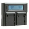 Jupio Battery Chargers & Plates>Dedicated Duo Charger with LCD for Canon BP-A30/BP-A60 Batteries