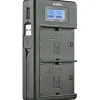 Jupio Battery Chargers & Plates>Dedicated Duo USB Charger with LCD for Canon LP-E6/LP-E6N Batteries