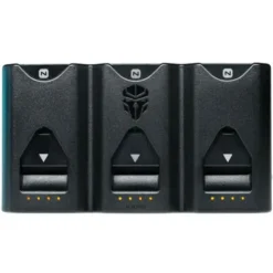 Jupio Battery Chargers & Plates>Fujifilm NP-W235 Prime Triple Charger and Card Holder