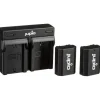 Jupio Camera Batteries>Pair of NP-FZ100 V3 Batteries and USB Dual Charger Value Pack (2040mAh)