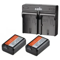 Jupio Battery Chargers & Plates|Camera Batteries>Twin Rechargeable Sony NP-FW50 Charger Kit