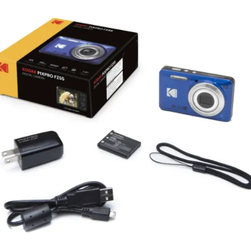 Kodak Compact Cameras>FZ55 Friendly Zoom Compact Camera - Blue