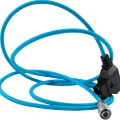 Kondor Blue Cables & Connectors>4 FT D-Tap to BMPCC 4K/6K Power Cable for Blackmagic Pocket Cinema Camera 4K D-Tap 1.2m - Blue