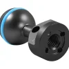 Kondor Blue Camera Cages & Rigs>Ball Head to 3/8 Inch Accessory Mount for Magic Arms - Black
