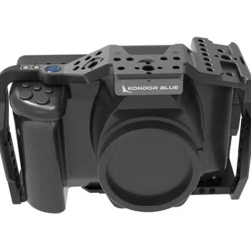 Kondor Blue Camera Cages & Rigs>Blackmagic Pocket 6K Pro Cage - Without Top Handle - Black