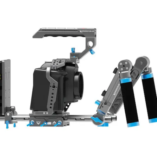 Kondor Blue Camera Cages & Rigs>Blackmagic Pocket 6K Pro Ultimate Rig - Space Grey