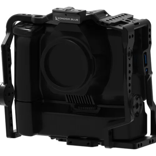Kondor Blue Camera Cages & Rigs>BMPCC 6K Pro Battery Grip Cage - Black