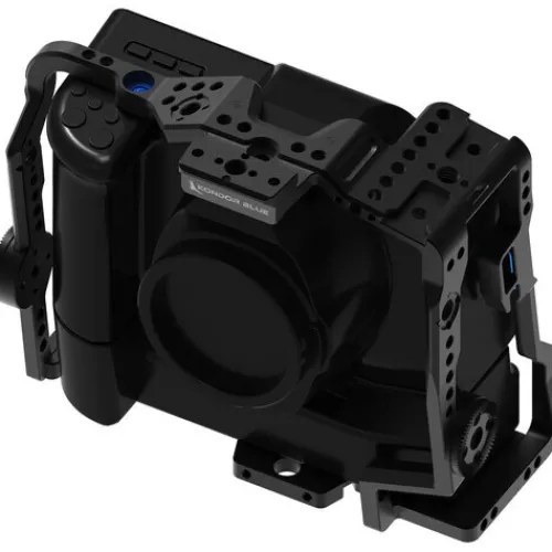 Kondor Blue Camera Cages & Rigs>BMPCC 6K Pro Battery Grip Cage - Black