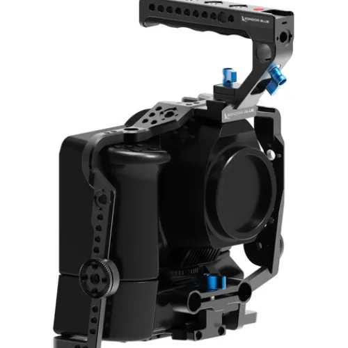 Kondor Blue Camera Cages & Rigs>BMPCC 6K Pro Battery Grip Cage - Black