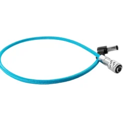 Kondor Blue Cables & Connectors>BMPCC 4K/6K Weipu to DC Male 5.5 x 2.5mm Power Adapter Cable - Blue