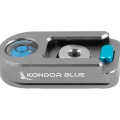 Kondor Blue Spirit Levels>Bubble Level Cold Shoe with Safety Release - Space Grey